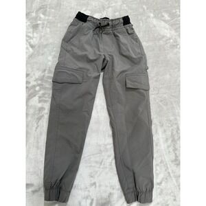Zoltan Boys‎ Pants Straight Fit Size 7 David Button Buffalo Gray Stretch EUC